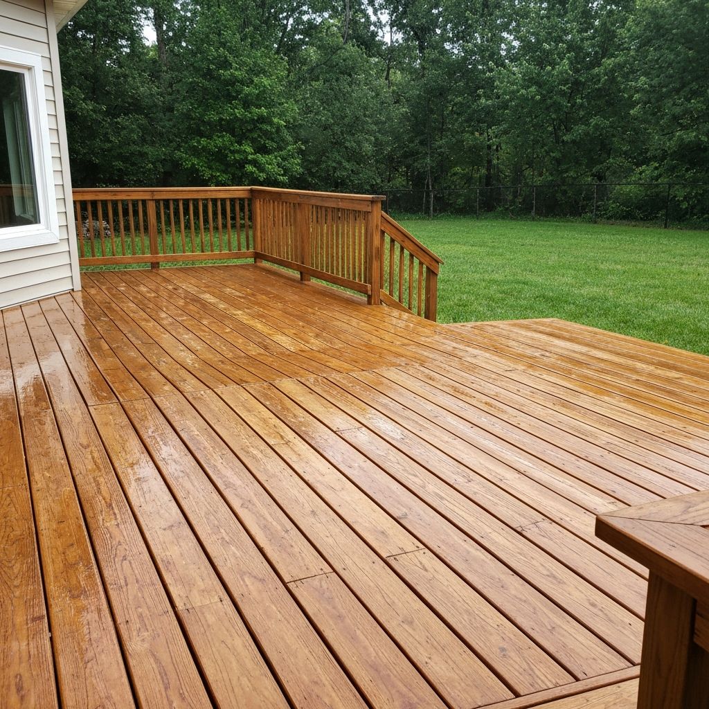Deck cleaning